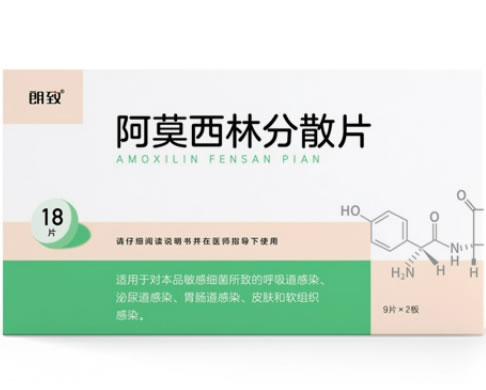 朗致阿莫西林分散片招商代理 18片
