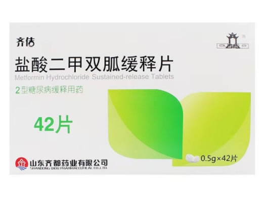 齐佶盐酸二甲双胍缓释片招商代理 42片