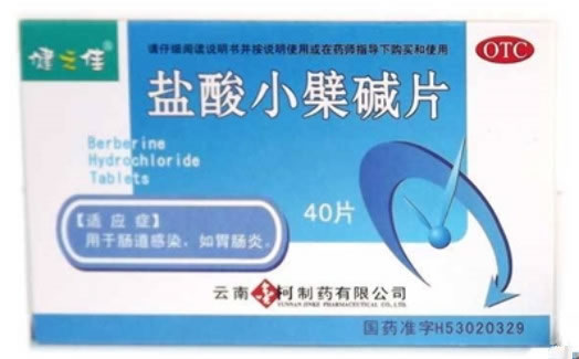 健之佳盐酸小檗碱片招商代理 40片