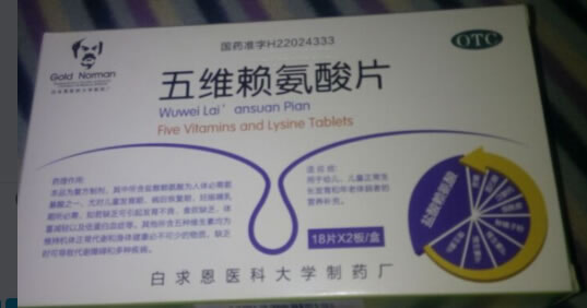 五维赖氨酸片