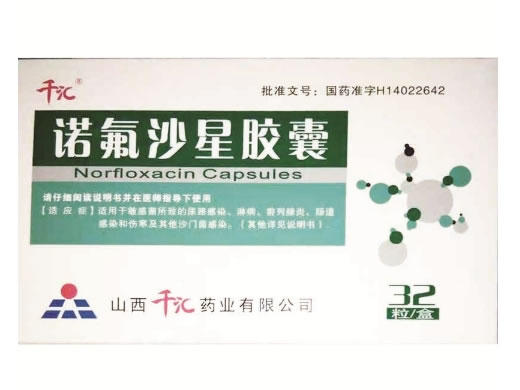 千汇诺氟沙星胶囊招商代理 千汇药业 32粒
