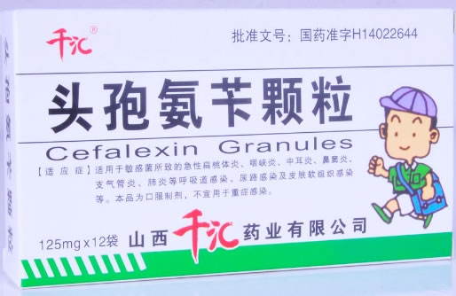 千汇头孢氨苄颗粒招商代理 千汇 12袋