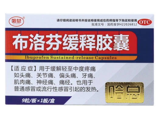 哈总布洛芬缓释胶囊招商代理 9粒