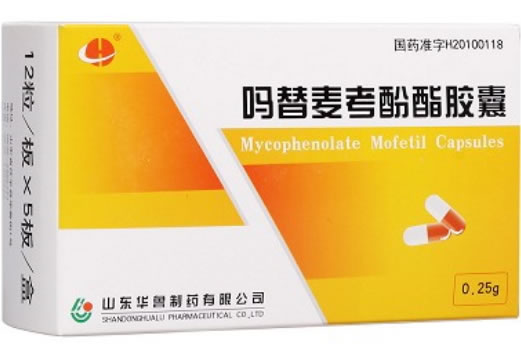 吗替麦考酚酯胶囊招商代理 60粒 华鲁制药