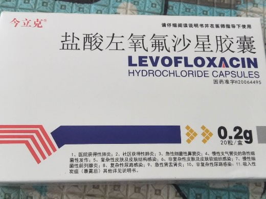 今立克盐酸左氧氟沙星胶囊招商代理 20粒