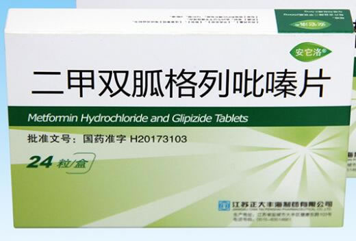 安它洛二甲双胍格列吡嗪片招商代理 
