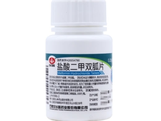 以岭盐酸二甲双胍片招商代理 100片 以岭
