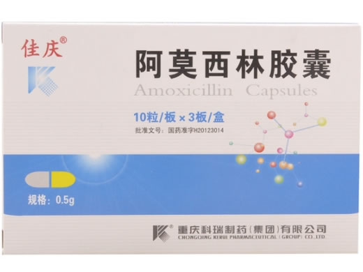 佳庆阿莫西林胶囊招商代理 0.5g*30粒 科瑞制药
