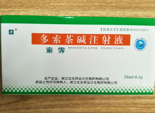 索霁多索茶碱注射液招商代理 0.2g*2支 索霁