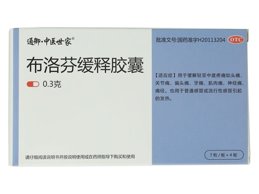 通御中医世家布洛芬缓释胶囊招商代理 28粒