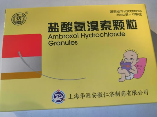 仁济堂盐酸氨溴索颗粒招商代理 12袋 仁济制药