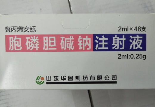 胞磷胆碱钠注射液招商代理 48支 华鲁制药