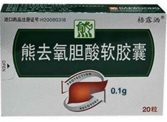 梧露洒熊去氧胆酸软胶囊招商代理 0.1g*20粒 韩国