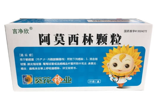 言净欣阿莫西林颗粒招商代理 10袋