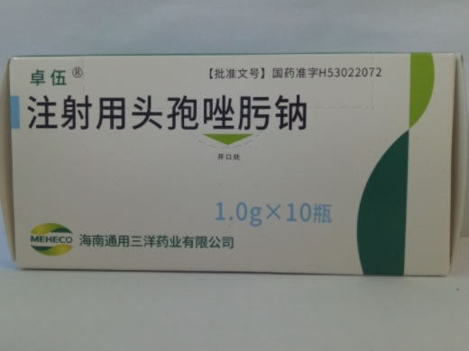 卓伍注射用头孢唑肟钠招商代理 10瓶