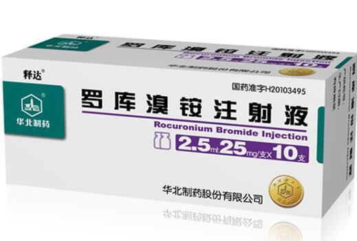 释达/华北制药罗库溴铵注射液招商代理 2.5ml*10支