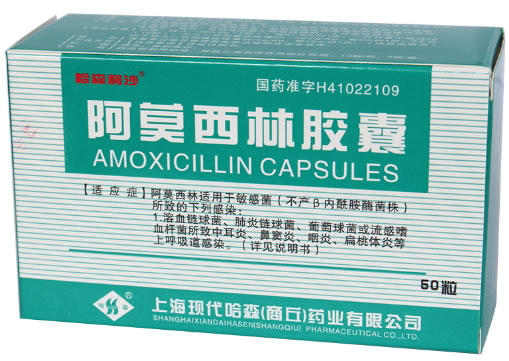 哈森利沙阿莫西林胶囊招商代理 50粒 盒装