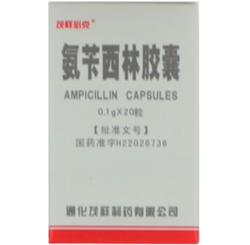 茂祥必克氨苄西林胶囊招商代理 20粒