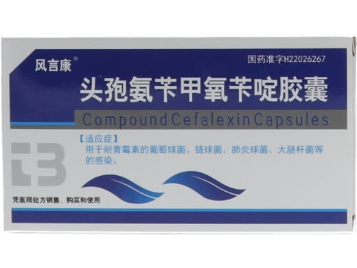 风言康头孢氨苄甲氧苄啶胶囊招商代理 40粒