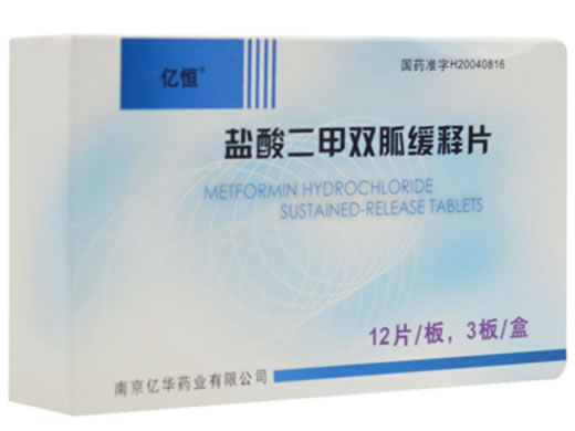 亿恒盐酸二甲双胍缓释片招商代理 36片