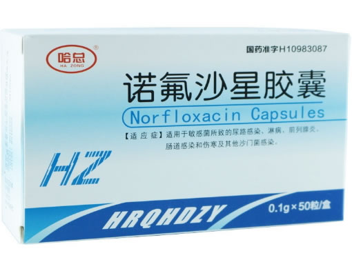 哈总诺氟沙星胶囊招商代理 50粒