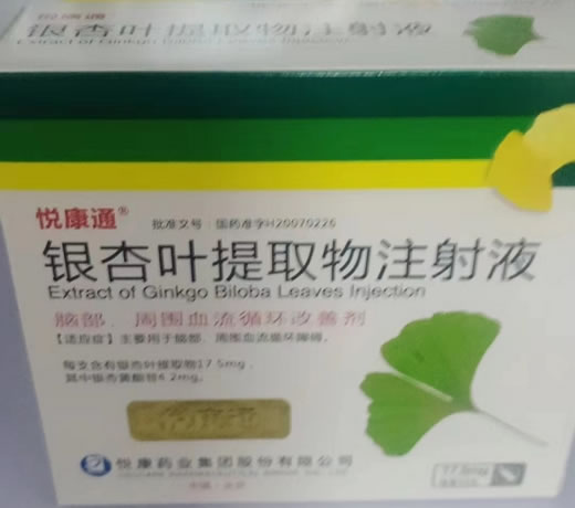 悦康通银杏叶提取物注射液招商代理 10支 悦康通