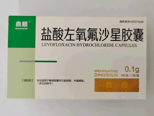 鼎顺盐酸左氧氟沙星胶囊招商代理 18粒