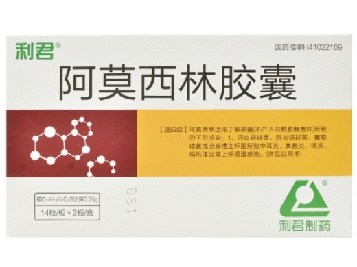 利君/利君制药阿莫西林胶囊招商代理 28粒