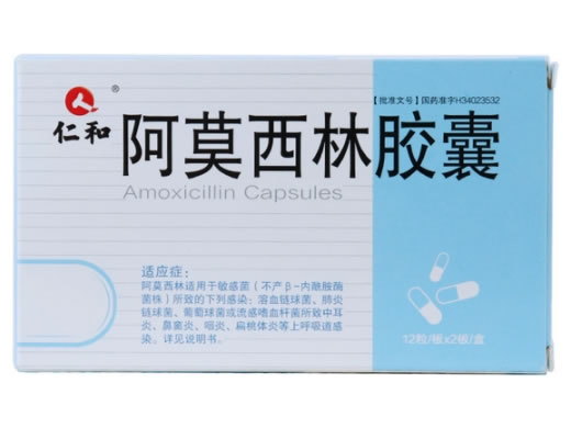 仁和阿莫西林胶囊招商代理 24粒