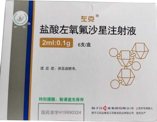 左克盐酸左氧氟沙星注射液招商代理 6支