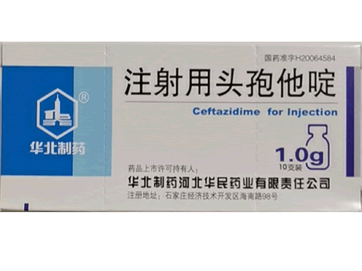 注射用头孢他啶招商代理 1g*10支 华北制药河北华民药业