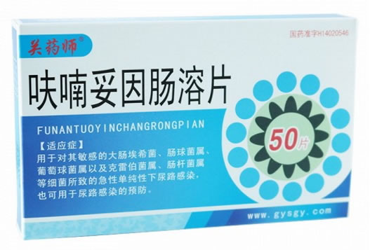 呋喃妥因肠溶片招商代理 50片 奇林药业