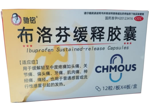驰铭布洛芬缓释胶囊招商代理 48粒 云鹏