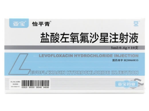 怡平青/亚宝/亚宝药业盐酸左氧氟沙星注射液招商代理 0.4g*10支