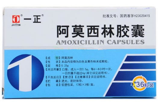 一正阿莫西林胶囊招商代理 36粒装