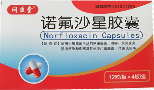 问医堂诺氟沙星胶囊招商代理 48粒