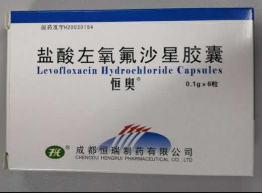 恒奥盐酸左氧氟沙星胶囊招商代理 6粒 恒奥