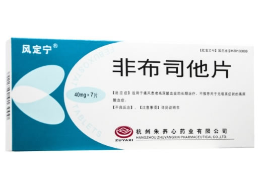 风定宁非布司他片招商代理 40mg*7片