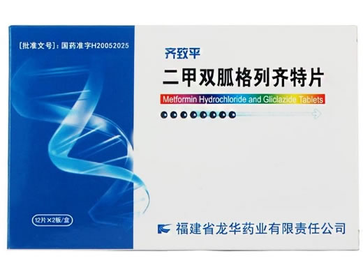 齐致平二甲双胍格列齐特片招商代理 24片