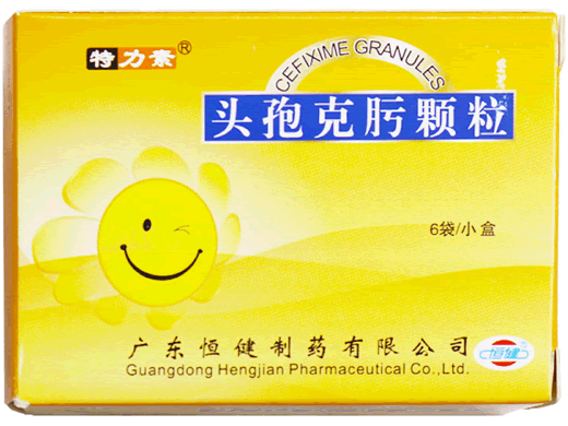 恒健/特力素头孢克肟颗粒招商代理 6袋 恒健制药