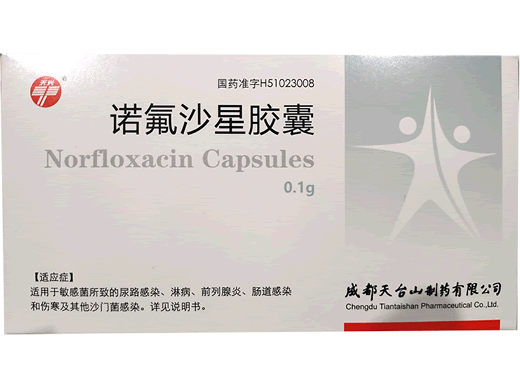 天兴诺氟沙星胶囊招商代理 24粒 天台山制药