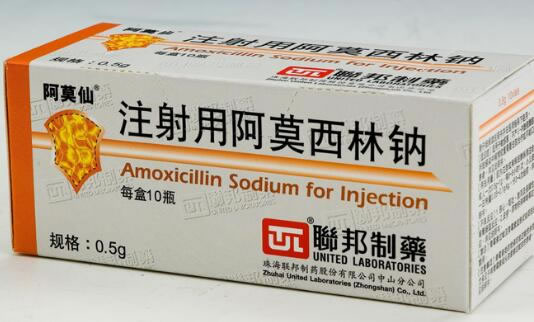 阿莫仙注射用阿莫西林钠招商代理 0.5g*10瓶