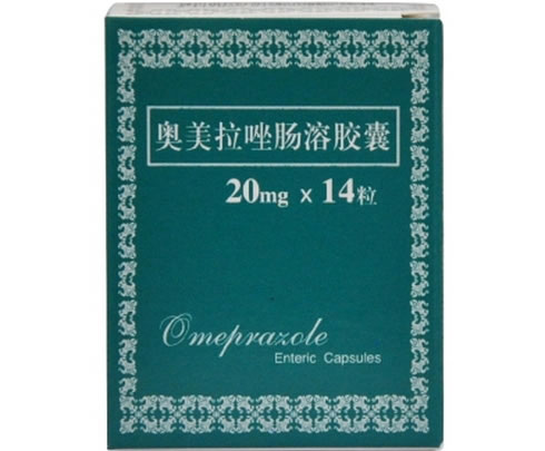 奥美拉唑肠溶胶囊招商代理 20mg*14粒 上海美优制药