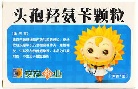 头孢羟氨苄颗粒招商代理 10袋 (衡水)得菲尔