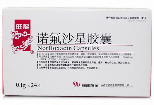 旺龙诺氟沙星胶囊招商代理 24粒 旺龙药业