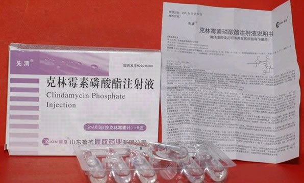 克林霉素磷酸酯注射液招商代理 :克林霉素磷酸酯注射液 2ml:0.3g*6支 辰欣药业