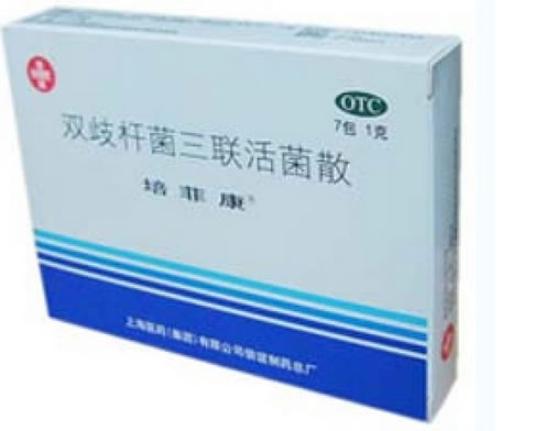 培菲康双歧杆菌三联活菌散招商代理 7包