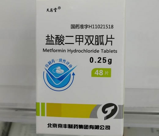 天安堂盐酸二甲双胍片招商代理 48片 天安堂