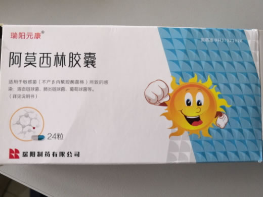 瑞阳元康阿莫西林胶囊招商代理 0.25g*24粒