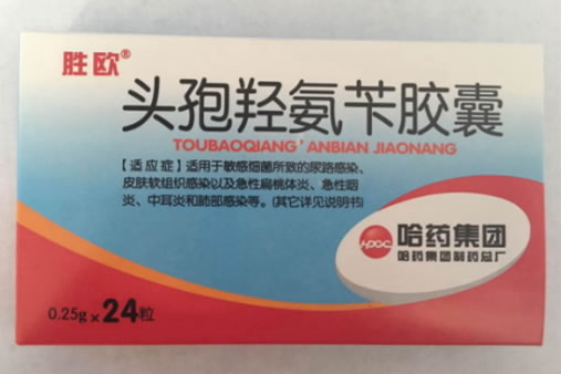 胜欧头孢羟氨苄胶囊招商代理 0.25g*24粒